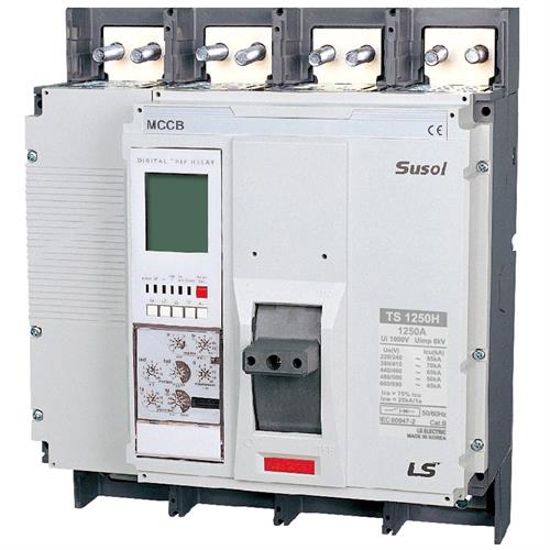 MCCB LS 4P 1250A 70kA ( TS1250H ) chỉnh dòng điện tử 7 bước  0.4~1.0In